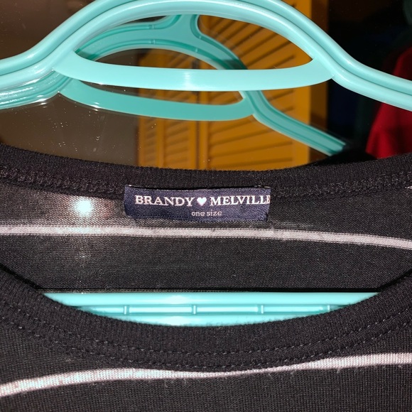 Brandy Melville Stripped Top - Picture 2 of 2
